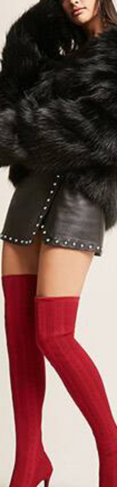 Over-the-Knee Sock Boots